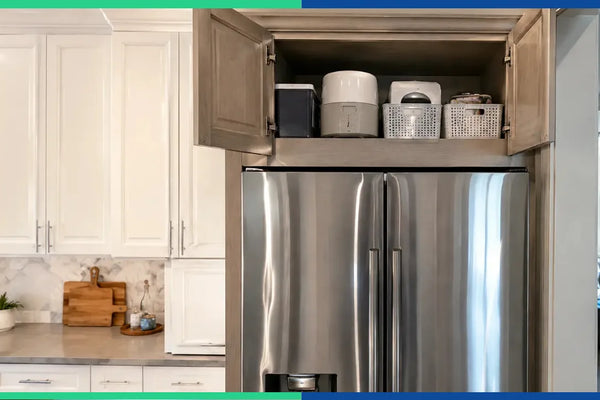 Fridge Cabinet Ideas: How to Make the Most of the Space Above your Refrigerator