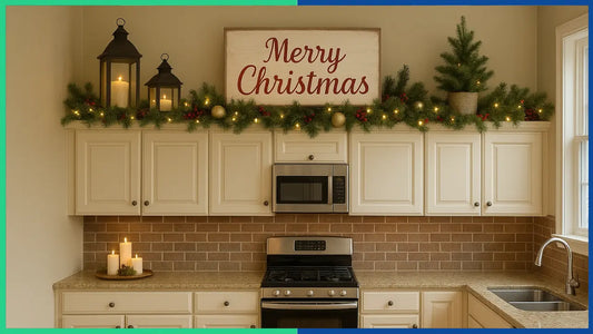 How to Decorate Above Kitchen Cabinets for Christmas: A Complete Guide