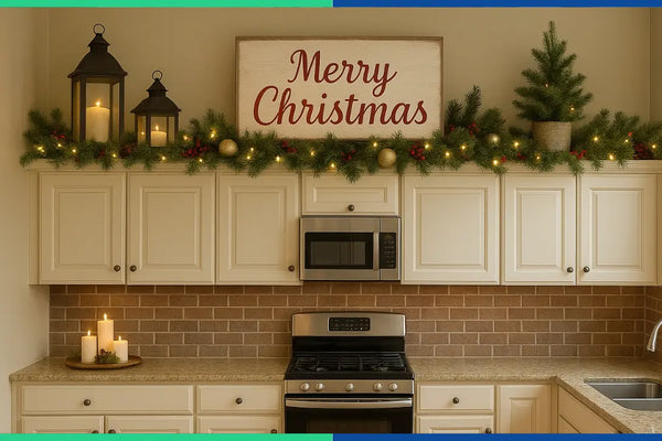 How to Decorate Above Kitchen Cabinets for Christmas: A Complete Guide