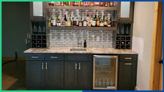 stylish wine cabinet