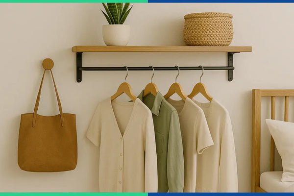 10 Creative Ways to Use a Wall Mounted Closet Rack in Small Spaces
