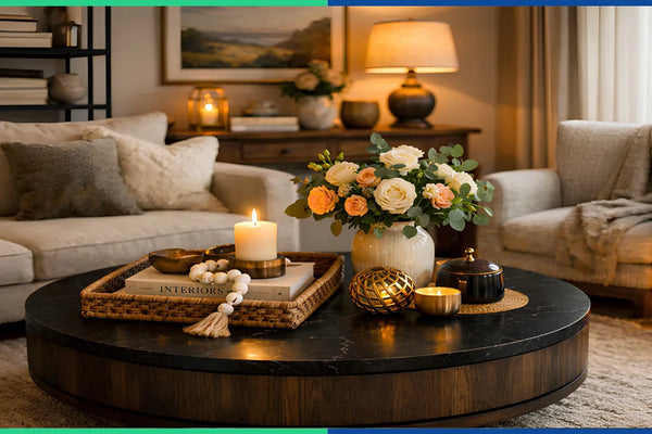 Decor Ideas for a Round Coffee Table in Modern and Traditional Homes