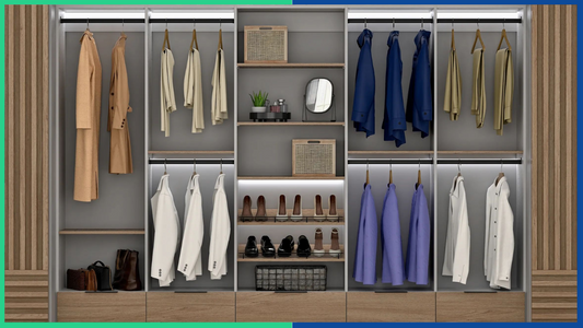 Custom closets - Blue ridge cabinet connection