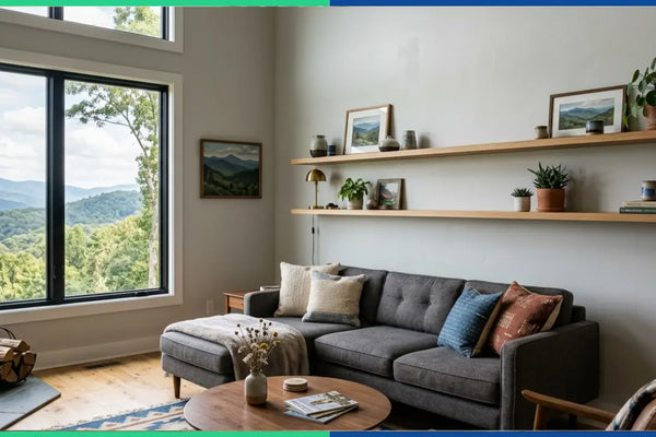 Where to Use a Long Floating Shelf in Modern North Carolina Homes