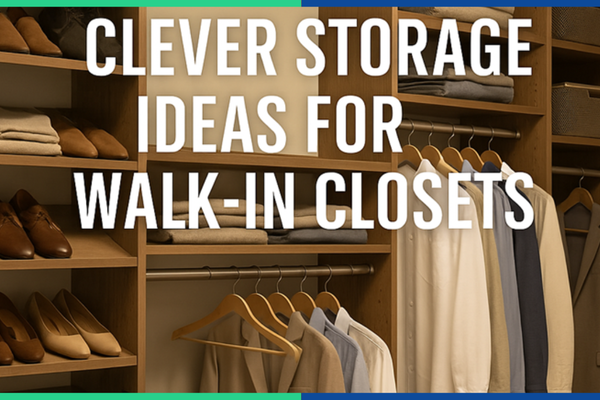 Clever Storage Ideas for Walk-In Closets: Pull-Out Trays, Valet Rods and More